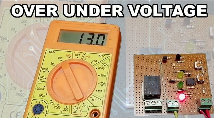 Simple Over/Under Voltage Protection Circuit Using LM393