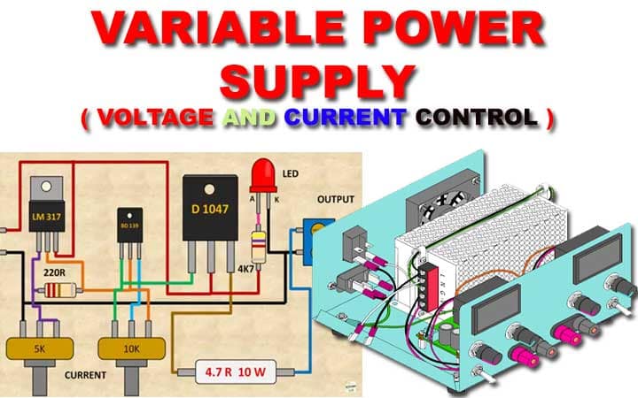 VARIABLE POWER SUPPLY ( VOLTAGE AND CURRENT CONTROL )