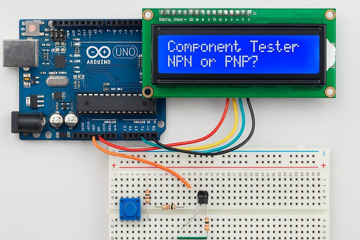 How to Make an Electronic Component Tester Using Arduino & 16x2 LCD