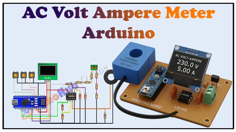 AC Volt Ampere Meter