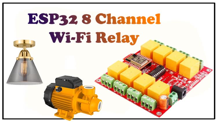 ESP32 8 Channel Wi-Fi Relay