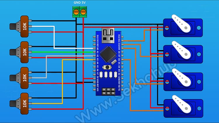 DIY 4DOF Robotic Arm Using Servo Motors and Arduino DIY 4DOF Robotic Arm Using Servo Motors and Arduino