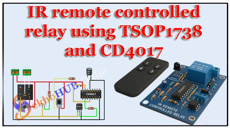 IR remote controlled relay