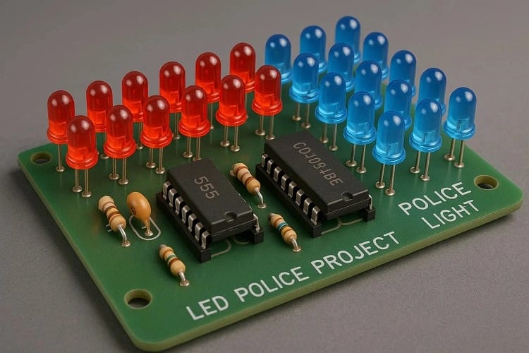 LED Police Light Project