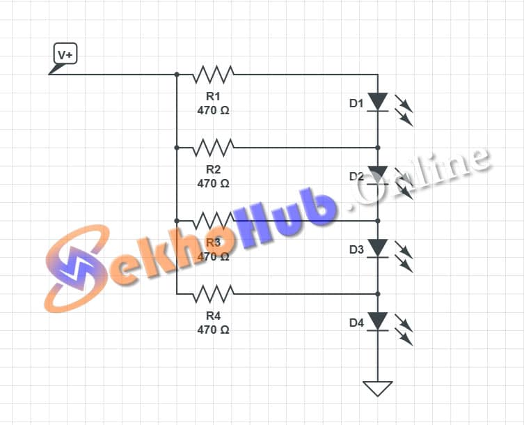 Battery Level Indicator Circuit for Beginners (No IC, No Code)