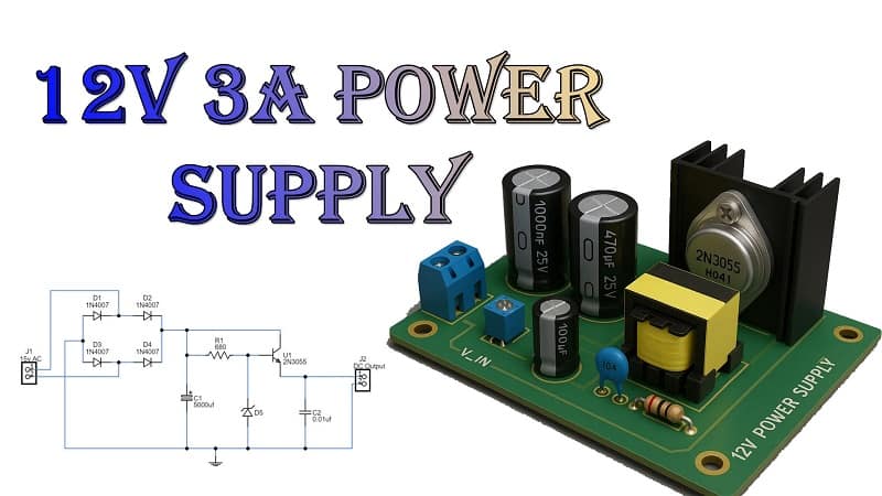 12V 3A Power Supply