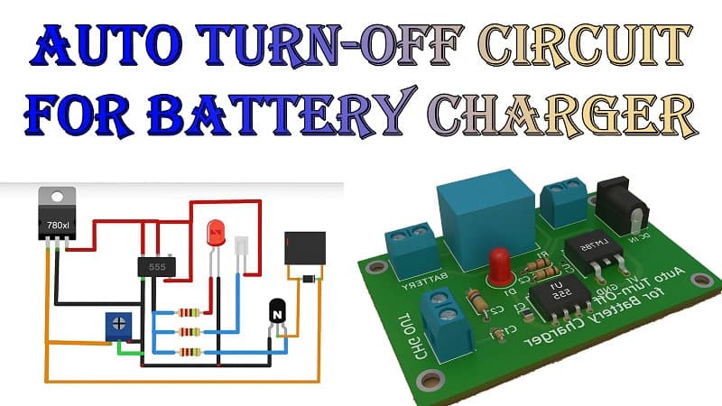 Auto Turn-Off Circuit for Battery Charger
