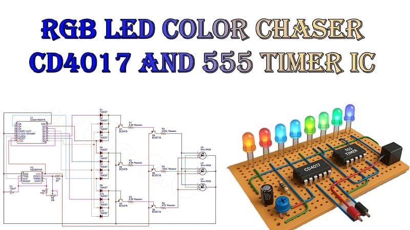 CD4017 and 555 Timer IC