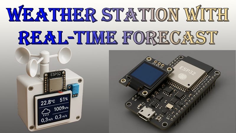 ESP32 OLED Weather Station with Real-Time Forecast