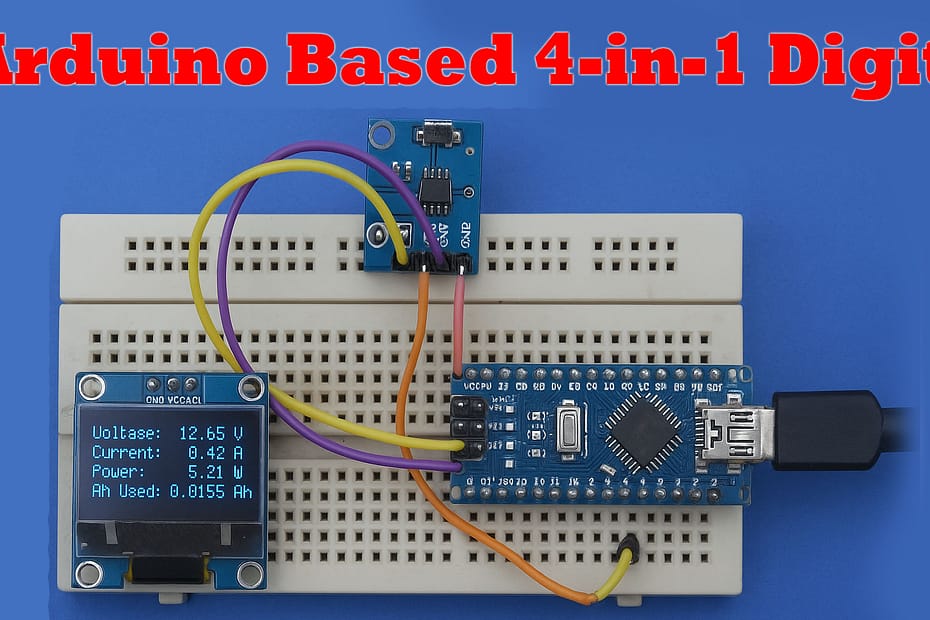 Arduino Based 4-in-1 Digital Meter