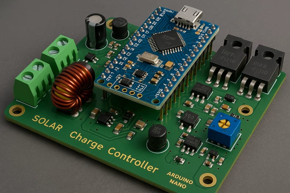 How to Make an MPPT Solar Charge Controller with Arduino Nano